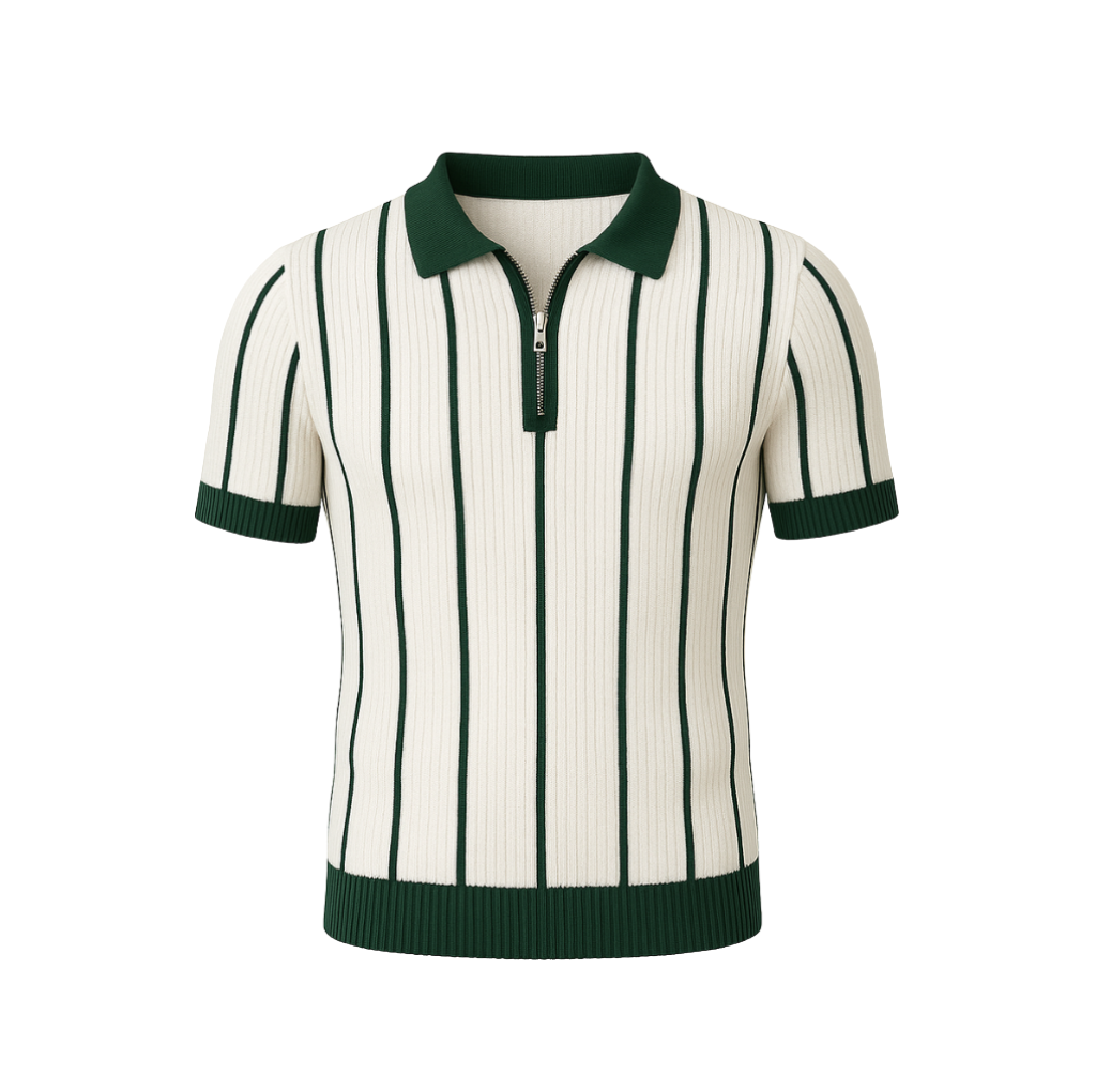 Polo – Torino Rigato Zip